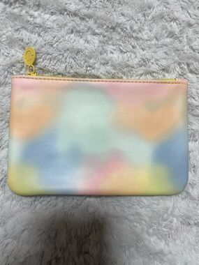 NWOT Ipsy Multicolored Pastel Tie-dye Makeup Bag